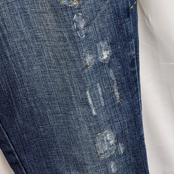 Mavi Olivia Embroidered Straight Leg Jeans Sz 30 - Picture 5 of 13